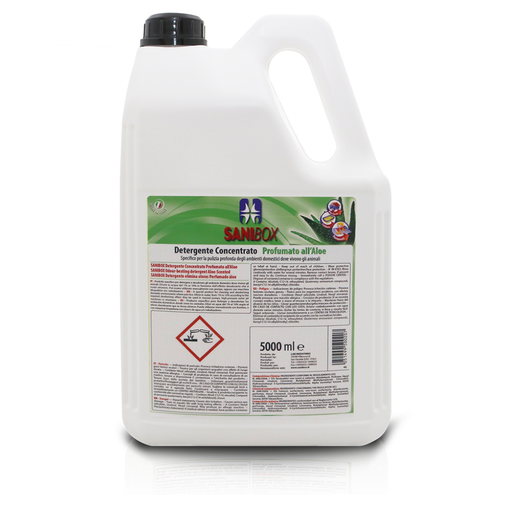 SANIBOX - DETERGENTE CONCENTRATO - ALOE