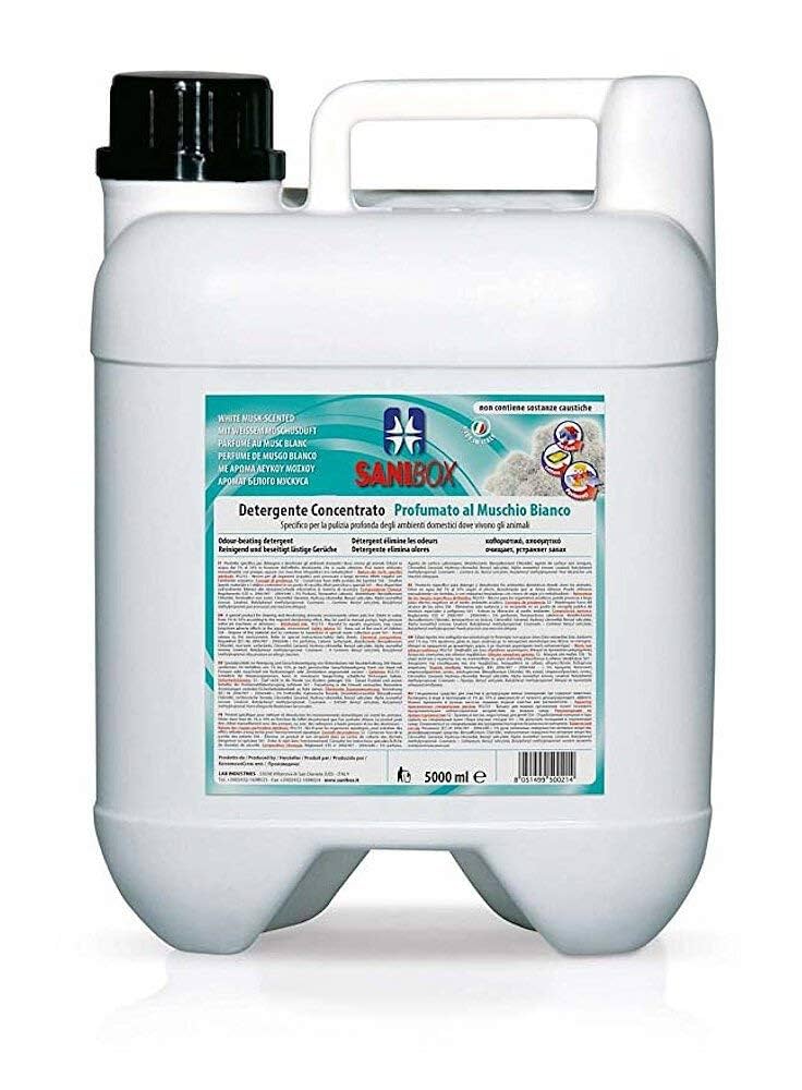 SANIBOX - DETERGENTE CONCENTRATO - MUSCHIO BIANCO
