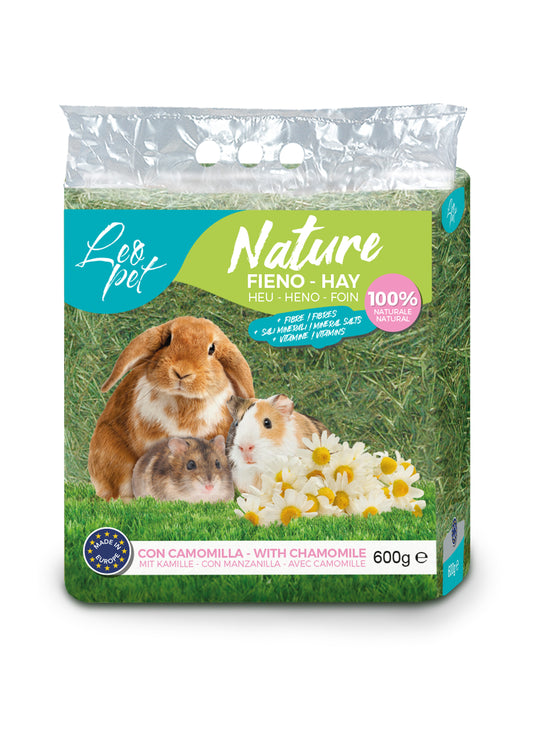 LEOPET NATURE FIENOAROMATIZ. ALLA CAMOMILLA 600gr