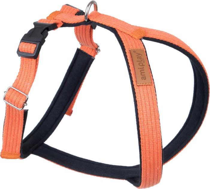 PETTORINA REGOLABILE GRAND SOFT IN COTONE - ARANCIONE