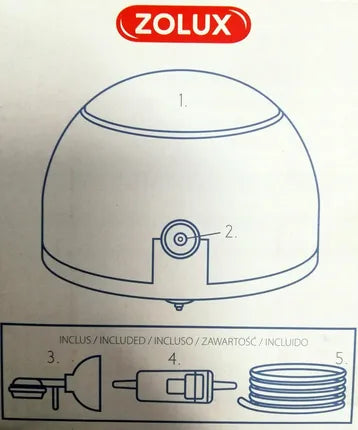 POMPA AD ARIA IGLOO 100 NERO