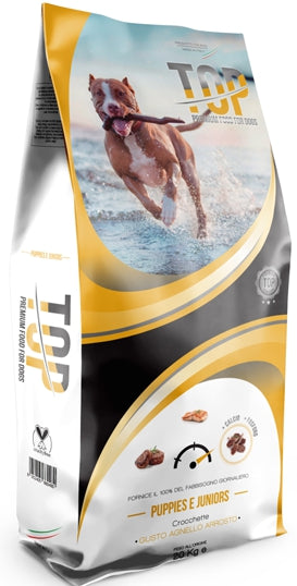 TOP PREMIUM FOOD PUPPIES E JUNIOR - AGNELLO