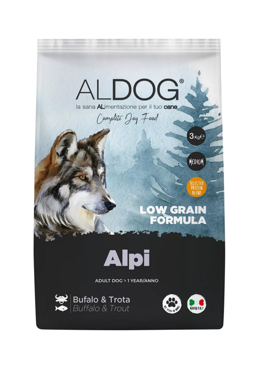 ALDOG - ADULT LOW GRAIN - ALPI BUFALO & TROTA 3KG