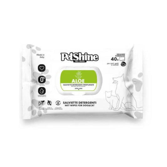 SALVIETTE DETERGENTI PROFUMATE ALOE - 40 PEZZI