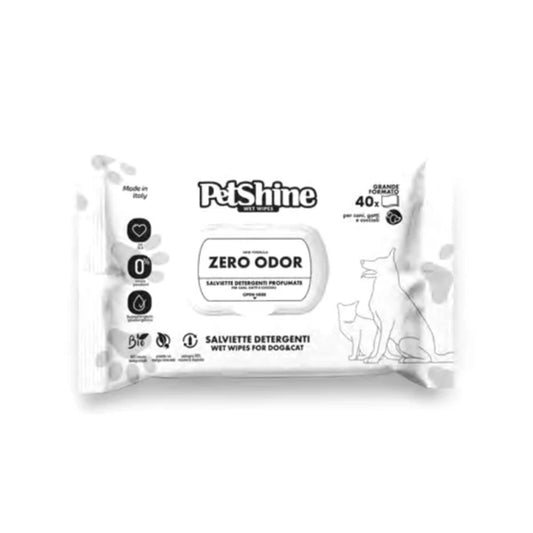SALVIETTE DETERGENTI PROFUMATE ZERO ODOR - 40 PEZZI