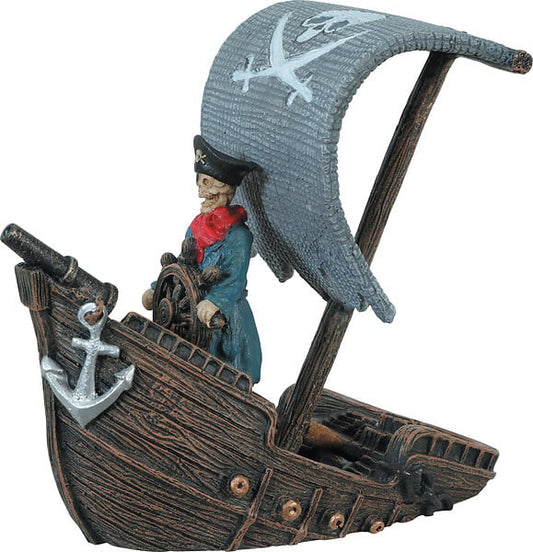 NAVE PIRATA IN RESINA