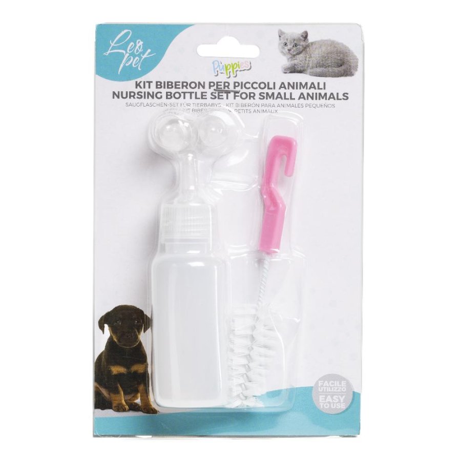 50 ML PUPPY BOTTLE KIT WITH ASSORTED COLOR ACCESSORIES