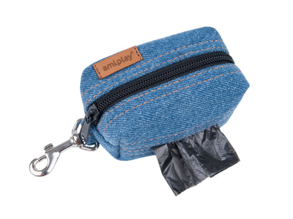 AMIPLAY - Borsa portabustine DENIM Blu