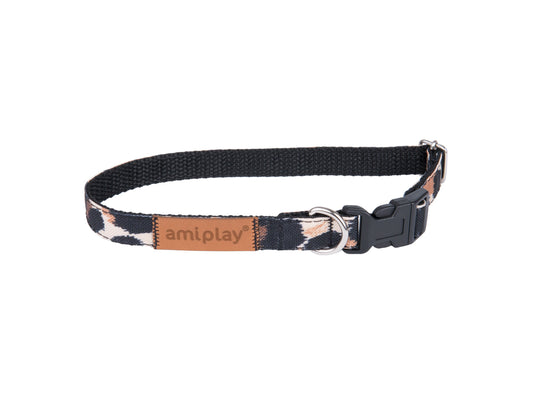 AMIPLAY - Collare regolabile SAFARI Leopardato M