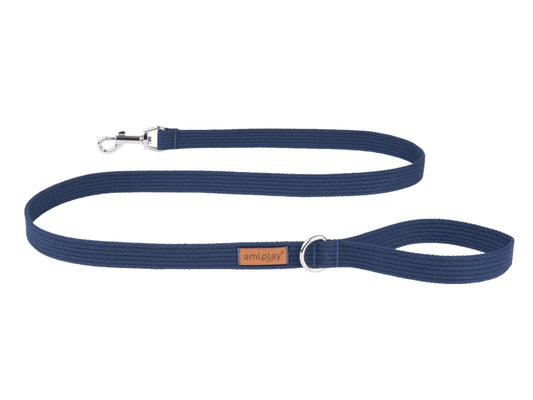 AMIPLAY - Guinzaglio COTTON Navy Blue XL
