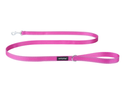 GUINZAGLIO RIFLETTENTE - AMIPLAY ROSA