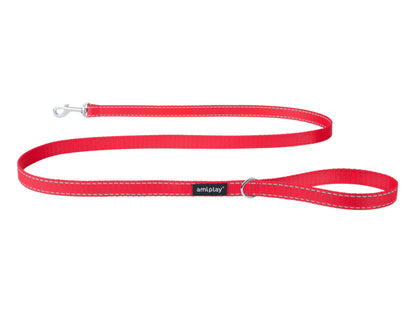 GUINZAGLIO RIFLETTENTE - AMIPLAY ROSSO