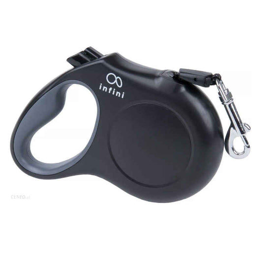 AMIPLAY - Guinzaglio retrattile Infini FREEDOM Nero S