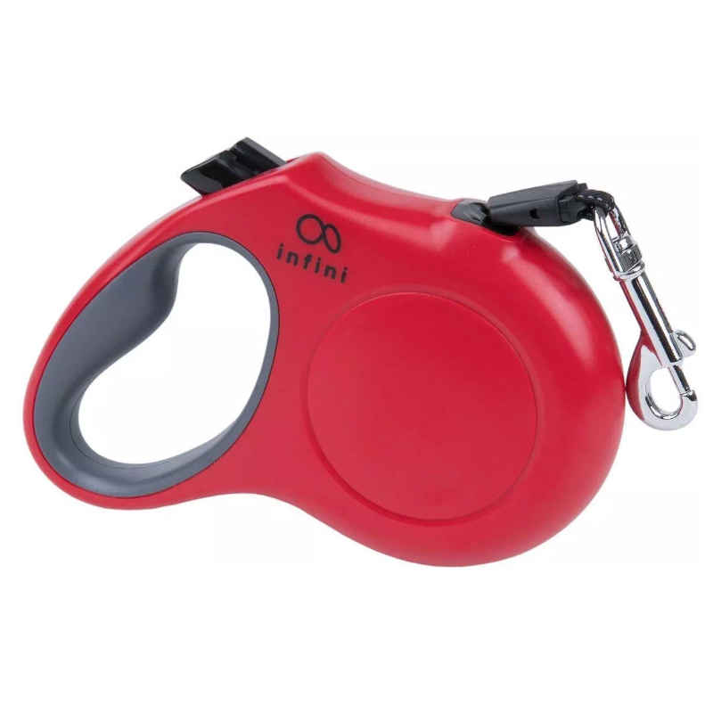 AMIPLAY - Guinzaglio retrattile Infini FREEDOM Rosso S