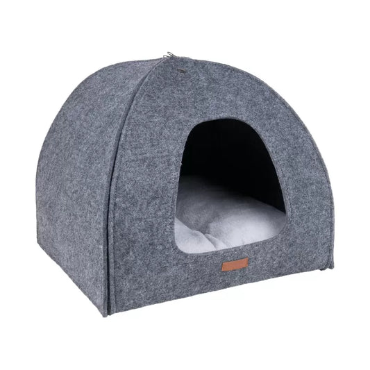 AMIPLAY - Iglù quick-press 2in1 HYGGE Grigio 38cm [GATTO]