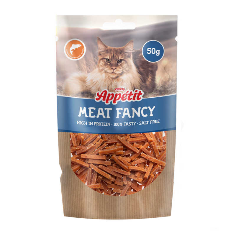 COMFY - Snack FANCY GATTO strisce di Salmone 50gr