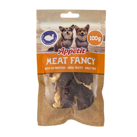 COMFY - Snack FANCY orecchie di Coniglio con carne 100gr