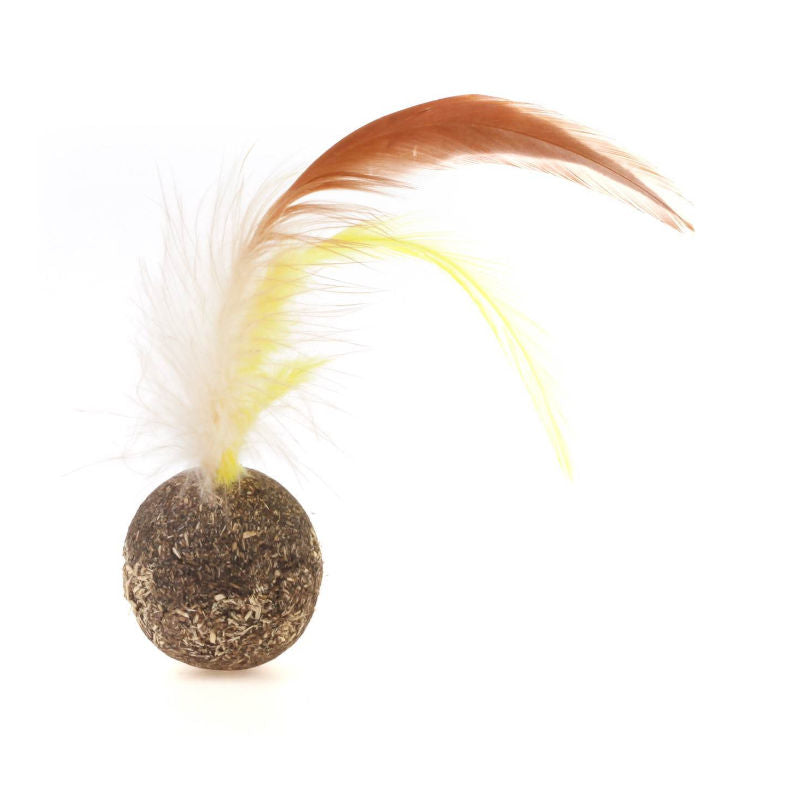 COMFY - BOWLY MOLLY NATURAL palla con erba gatta