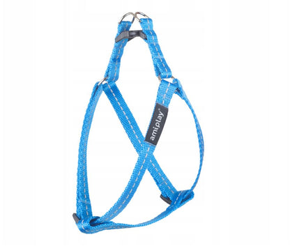 PETTORINA REGOLABILE RIFLETTENTE - AZZURRO