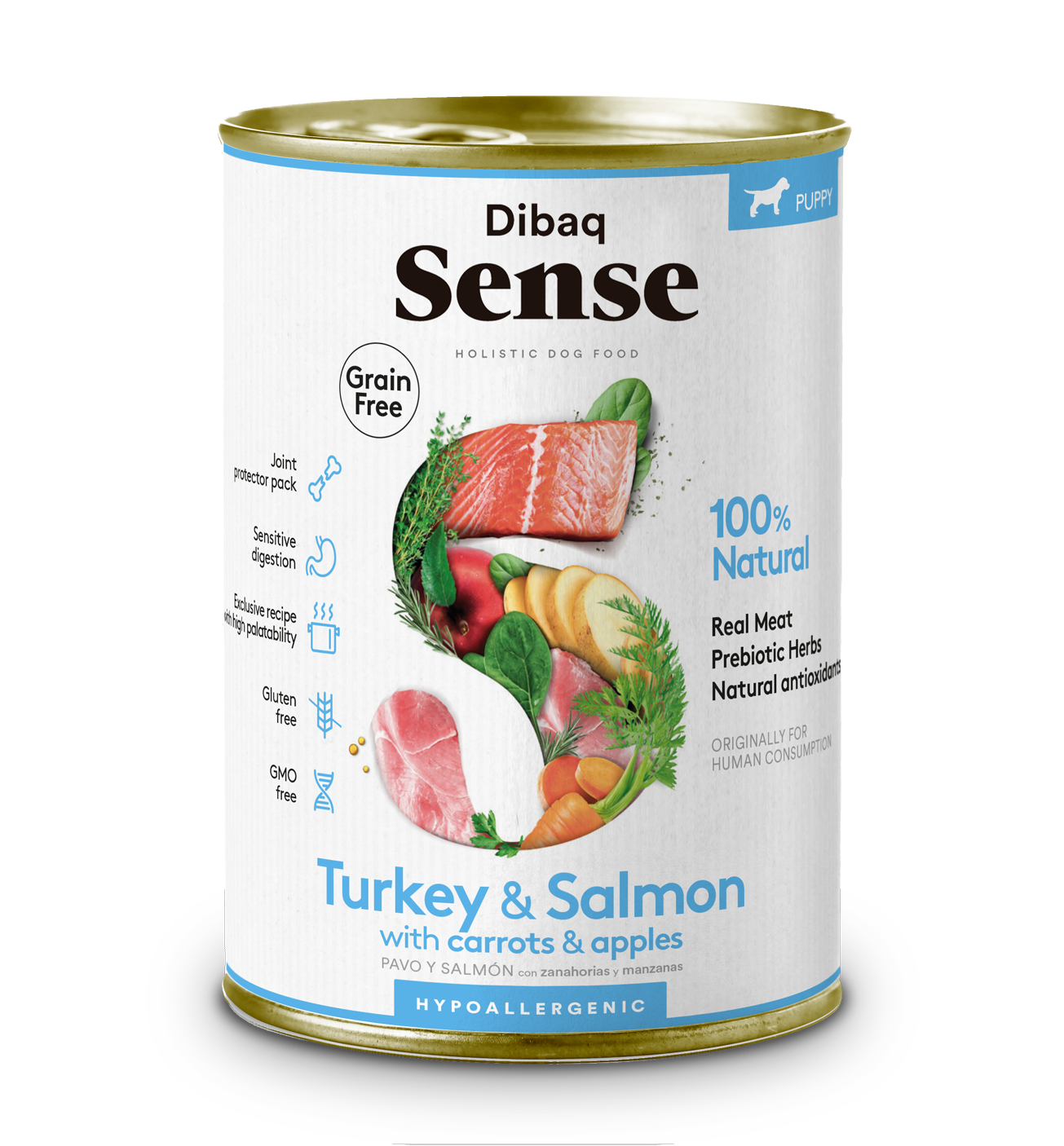 DIBAQ SENSE SALMON & TURKEY PUPPY 380gr