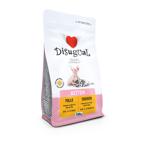 DISUGUAL - Kitten Pollo, Gatto 1,5Kg