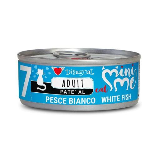 DISUGUAL MINI ME 7 - Patè Pesce Bianco Adult, Gatto 85g