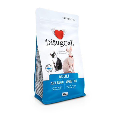 DISUGUAL - Pesce Bianco Adult, Gatto 1,5kg