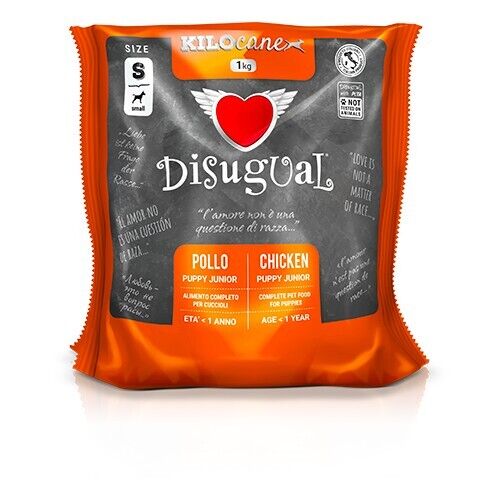 DISUGUAL - Pollo Puppy Junior Small, 1Kg