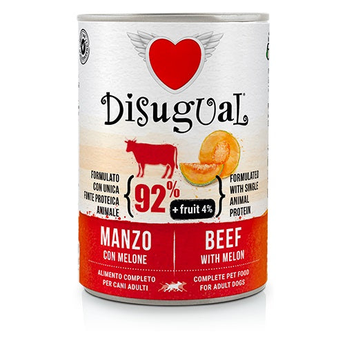 DISUGUAL Fruit MANZO MELONE UMIDO CANE 400 GR
