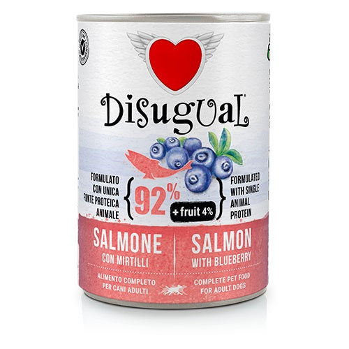DISUGUAL Fruit SALMONE MIRTILLI UMIDO CANE 400 GR
