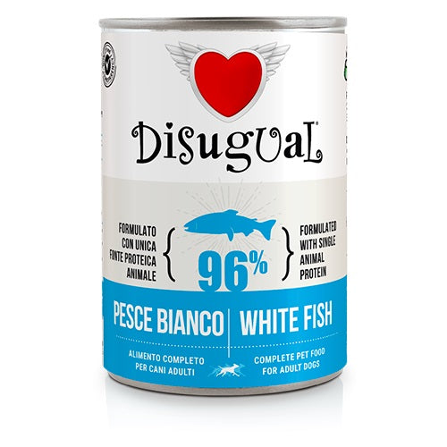 DISUGUAL UMIDO CANE PESCE BIANCO 400 GR