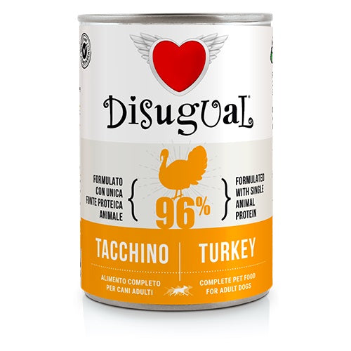 DISUGUAL UMIDO CANE TACCHINO 400 GR