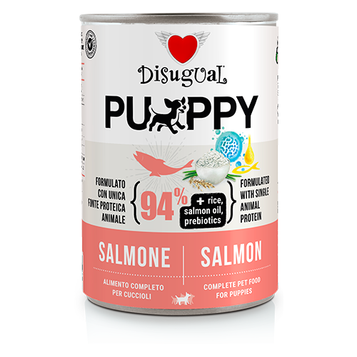 DISUGUAL PUPPY - PATE' SALMONE 400 G