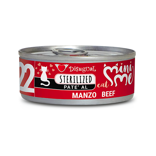 DISUGUAL MINI-ME 22 - STERILIZED MANZO - UMIDO GATTO 85 GR