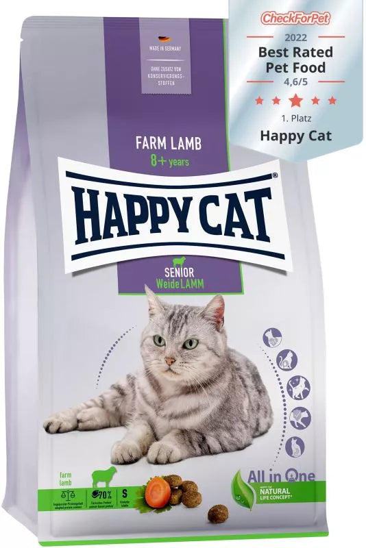 Happy Cat Senior Farm Lamb 1,3Kg.