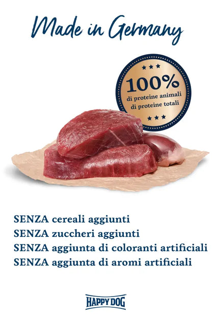 HAPPY DOG SENSIBLE PURE - AFRICA STRUZZO PURO 400G