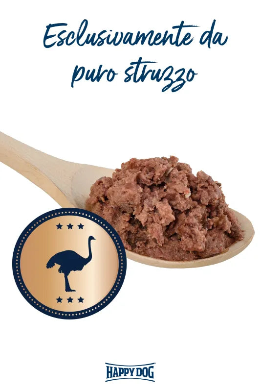 HAPPY DOG SENSIBLE PURE - AFRICA STRUZZO PURO 400G