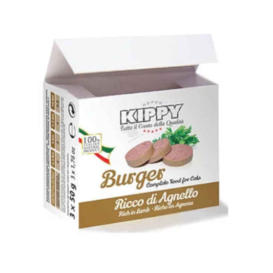 KIPPY - Burger Agnello 50gr (3pezzi) [GATTO]