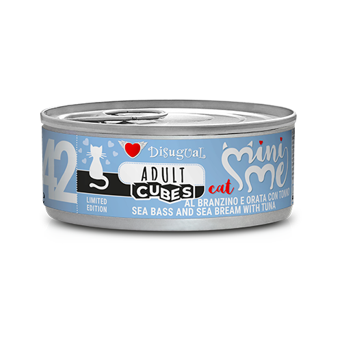 DISUGUAL MINI ME 42 - CUBES AL BRANZINO E ORATA CON TONNO 85G