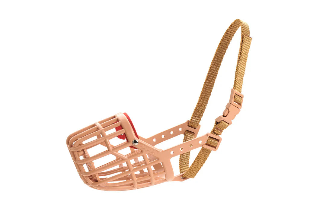 MUSERUOLA IN PLASTICA E SIMILPELLE XXS BEIGE