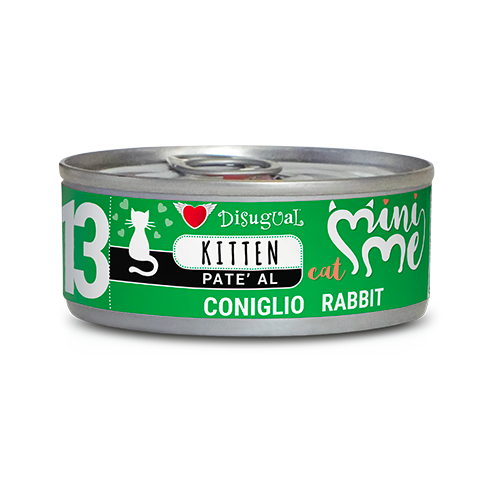 DISUGUAL MINI-ME 13 - KITTEN CONIGLIO - UMIDO GATTO 85 GR