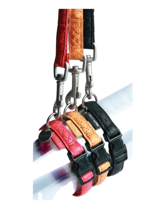 GUINZAGLIO "MAC LEATHER" - ZOLUX ROSSO