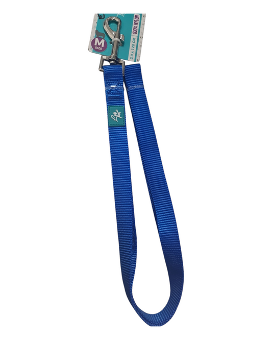 GUINZAGLIO IN NYLON - LEOPET BLU