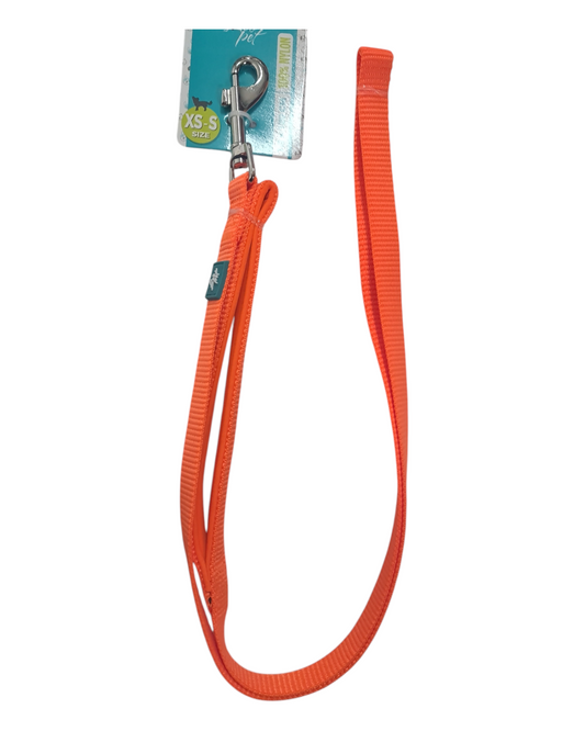 GUINZAGLIO IN NYLON - LEOPET ARANCIONE