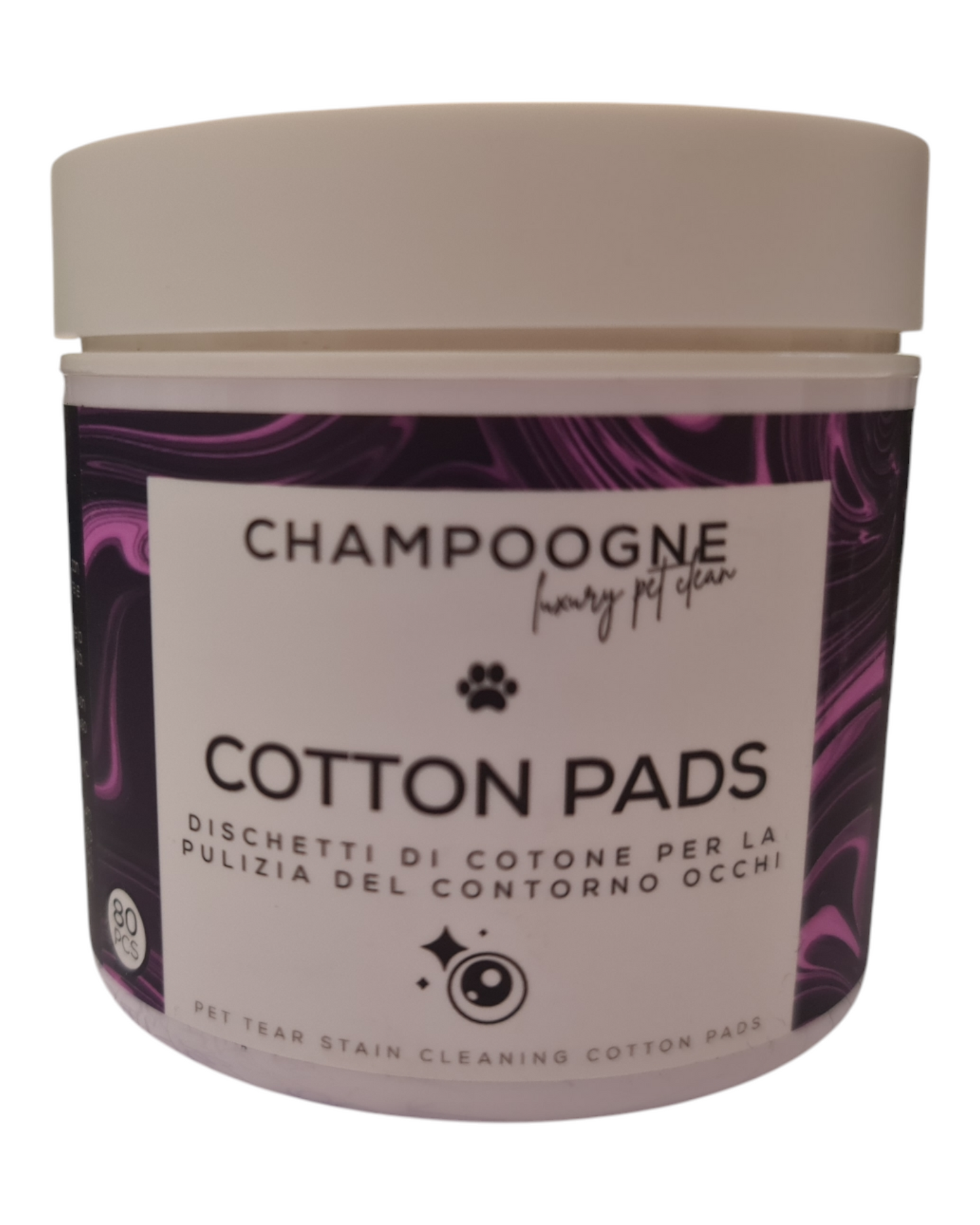 DISCHETTI DI COTONE PER LA PULIZIA DEL CONTORNO OCCHI - 80 PEZZI