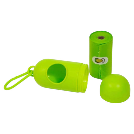 DISPENSER CON SACCHETTI IGIENICI COMPOSTABILI