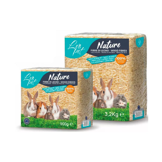 LEOPET NATURE FIBRE DI LEGNO 3,2 kg