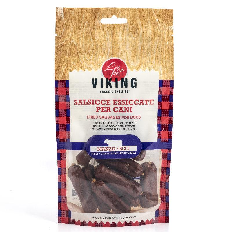 SALSICCE ESICCATE PER CANI - MANZO - 80g