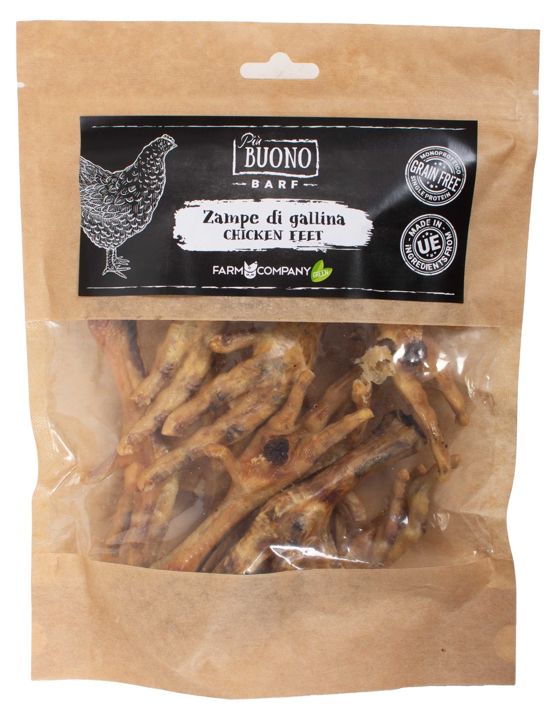 Zampe di gallina busta 120 gr 12 cm