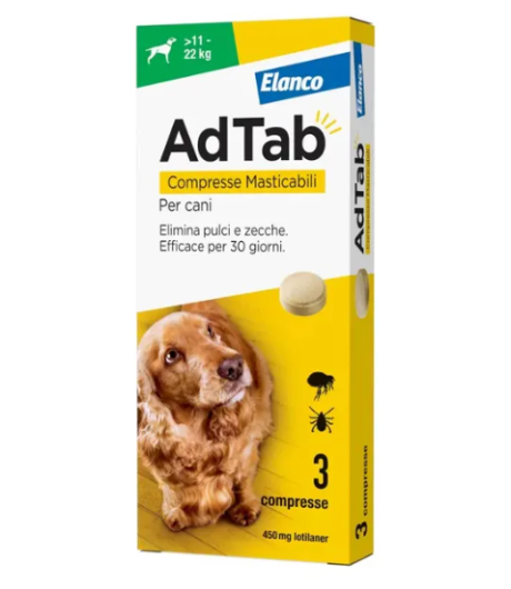 ADTAB COMPRESSE MASTICABILI PER CANI (UNA COMPRESSA)